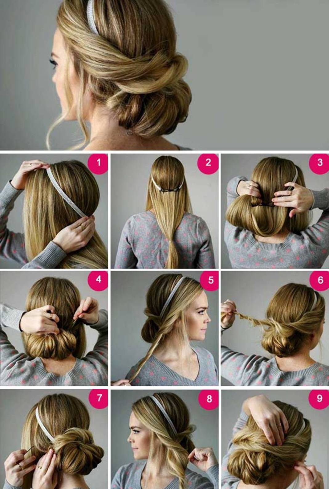 Düğüne kınaya gidenler kuaför masrafından kurtulacak! İşte özel günlerde evde yapabileceğiniz harika saç modelleri 3